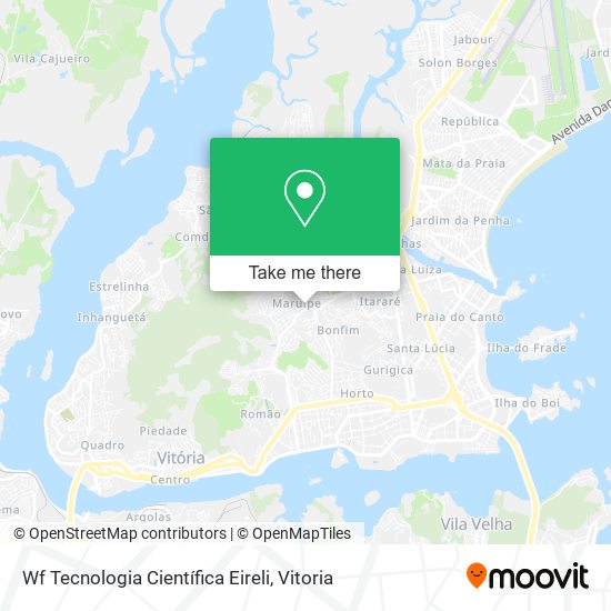 Wf Tecnologia Científica Eireli map