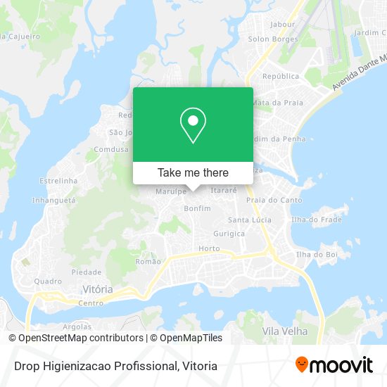 Drop Higienizacao Profissional map