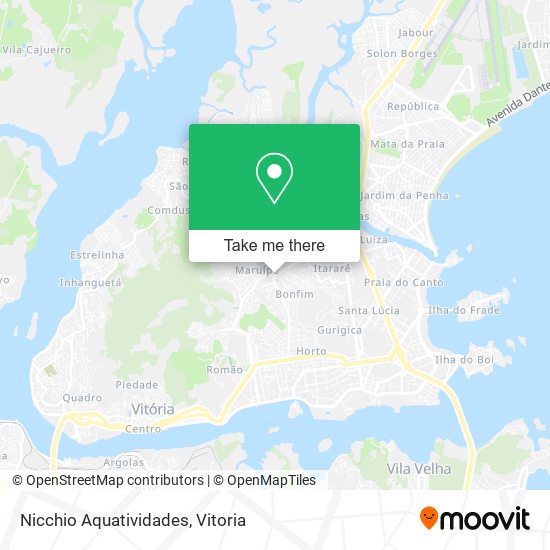 Nicchio Aquatividades map