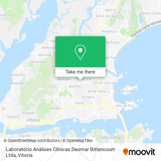 Laboratório Análises Clínicas Deomar Bittencourt Ltda map