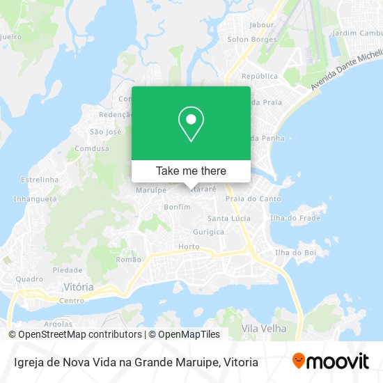 Igreja de Nova Vida na Grande Maruipe map