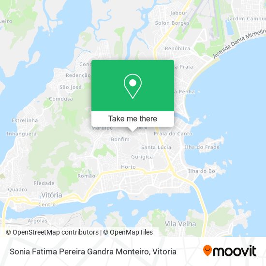 Mapa Sonia Fatima Pereira Gandra Monteiro