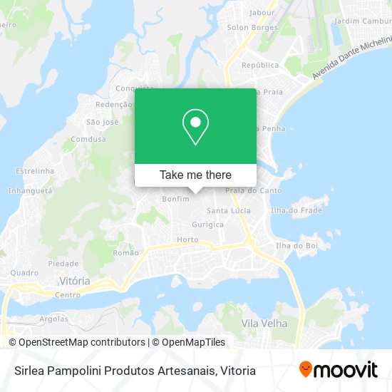 Sirlea Pampolini Produtos Artesanais map