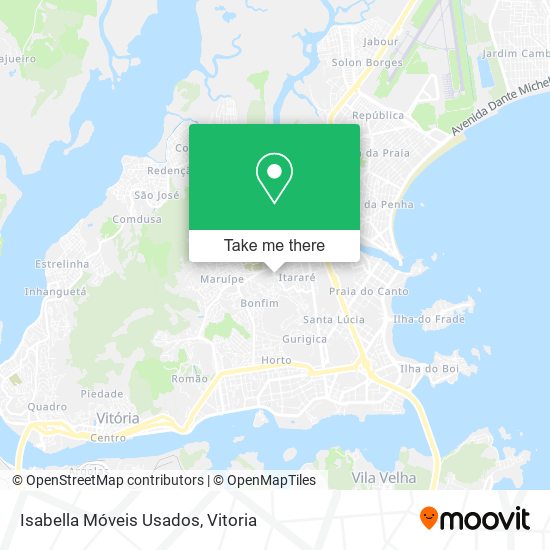 Isabella Móveis Usados map