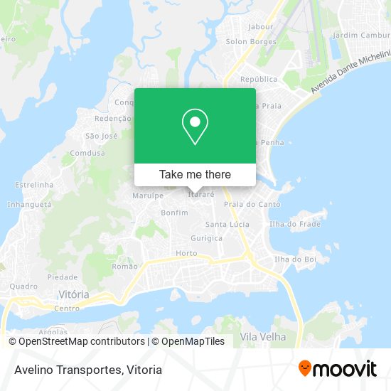 Avelino Transportes map
