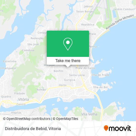 Distribuidora de Bebid map