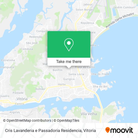 Cris Lavanderia e Passadoria Residencia map
