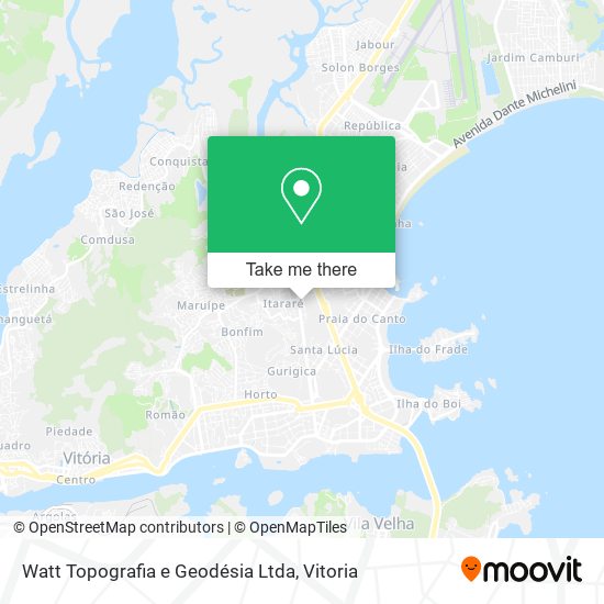 Watt Topografia e Geodésia Ltda map