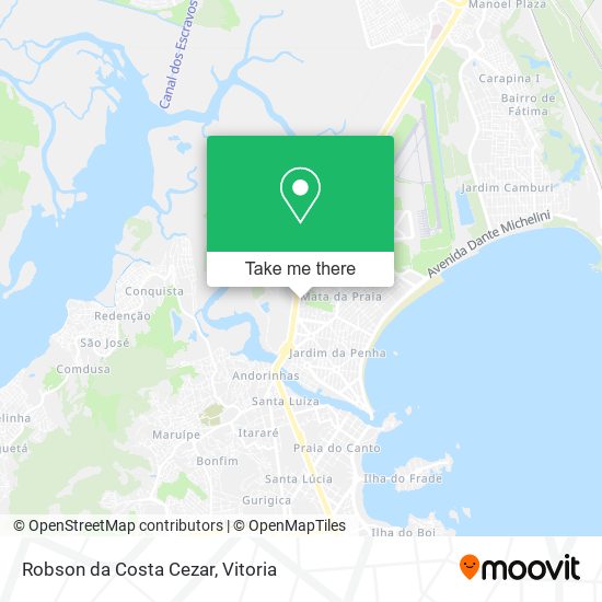 Robson da Costa Cezar map