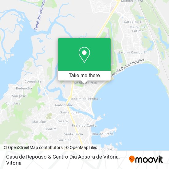 Casa de Repouso & Centro Dia Aosora de Vitória map