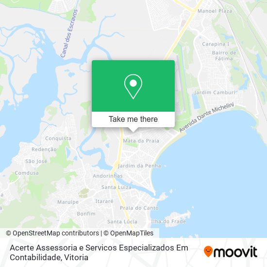 Acerte Assessoria e Servicos Especializados Em Contabilidade map