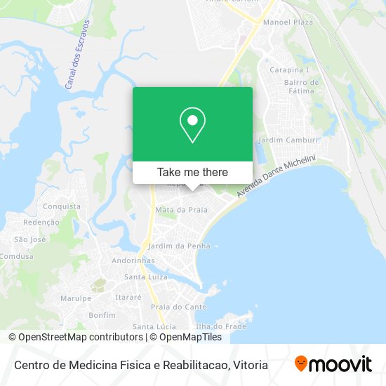 Mapa Centro de Medicina Fisica e Reabilitacao