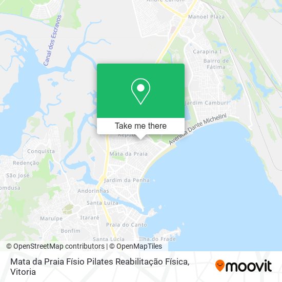 Mata da Praia Físio Pilates Reabilitação Física map