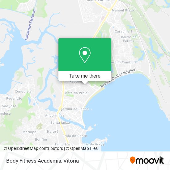 Body Fitness Academia map