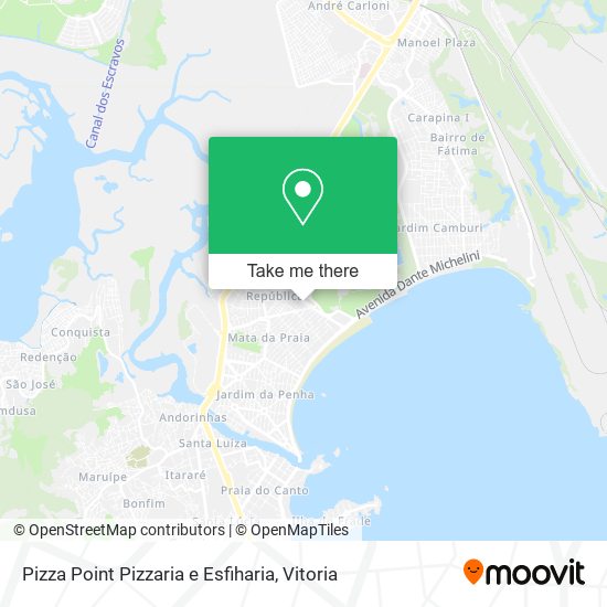 Mapa Pizza Point Pizzaria e Esfiharia