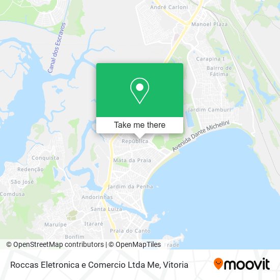 Roccas Eletronica e Comercio Ltda Me map