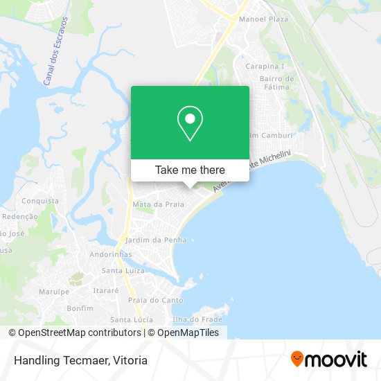 Handling Tecmaer map