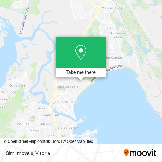 Sim Imoveis map