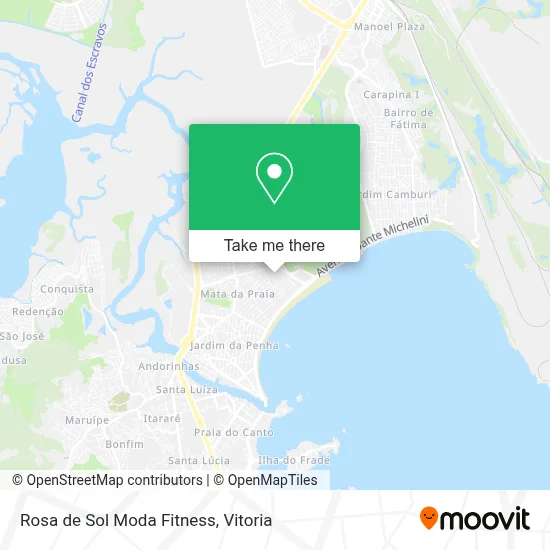 Rosa de Sol Moda Fitness map