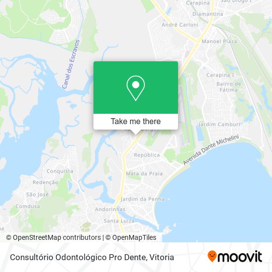 Mapa Consultório Odontológico Pro Dente