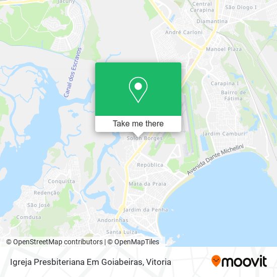 Igreja Presbiteriana Em Goiabeiras map