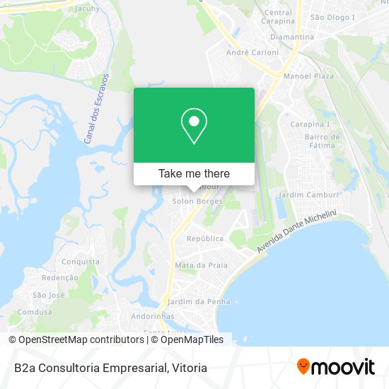 B2a Consultoria Empresarial map