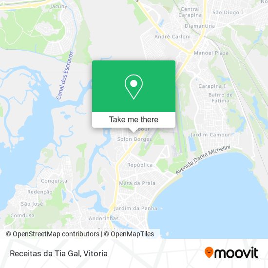 Receitas da Tia Gal map