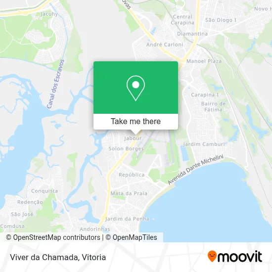 Viver da Chamada map