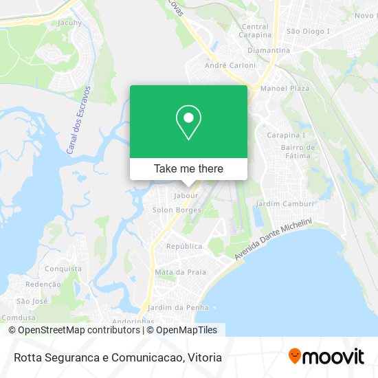 Rotta Seguranca e Comunicacao map