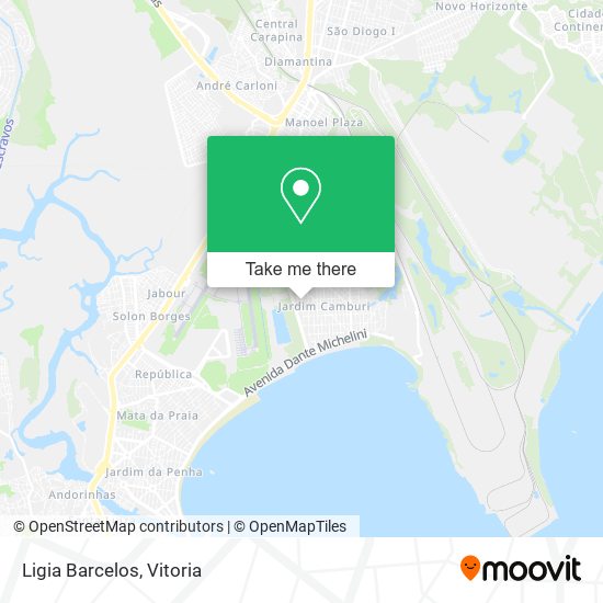 Ligia Barcelos map