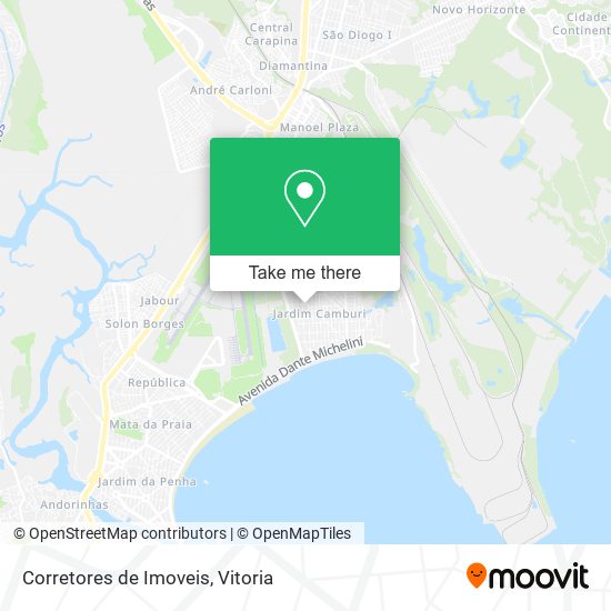 Corretores de Imoveis map