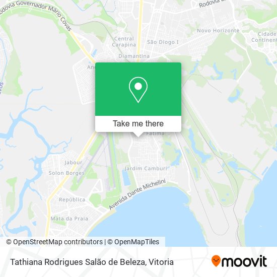 Tathiana Rodrigues Salão de Beleza map