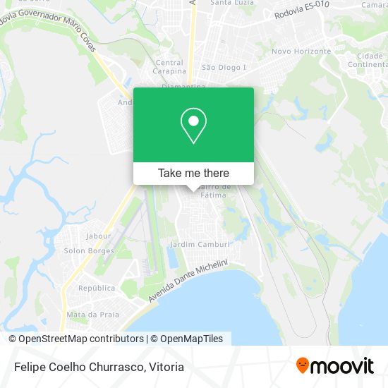 Felipe Coelho Churrasco map