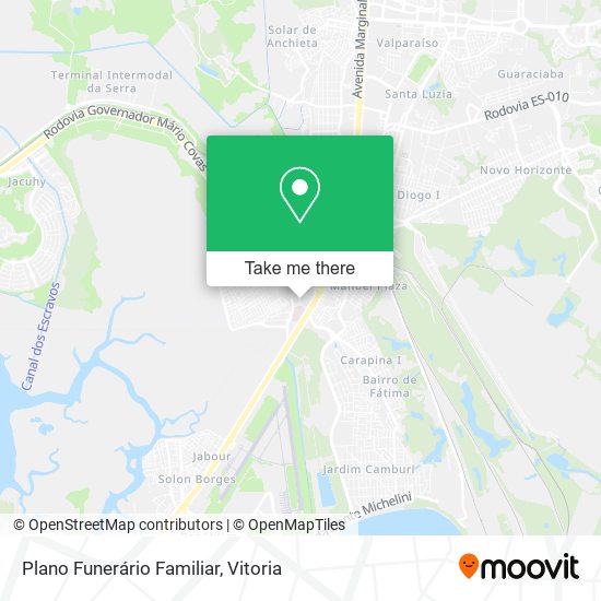 Plano Funerário Familiar map