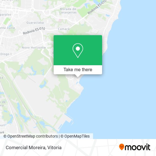 Comercial Moreira map