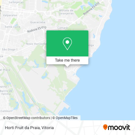 Horti Fruit da Praia map