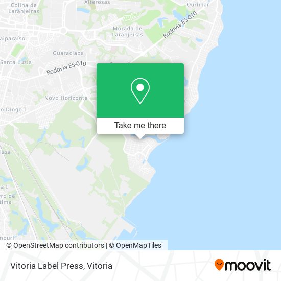 Vitoria Label Press map