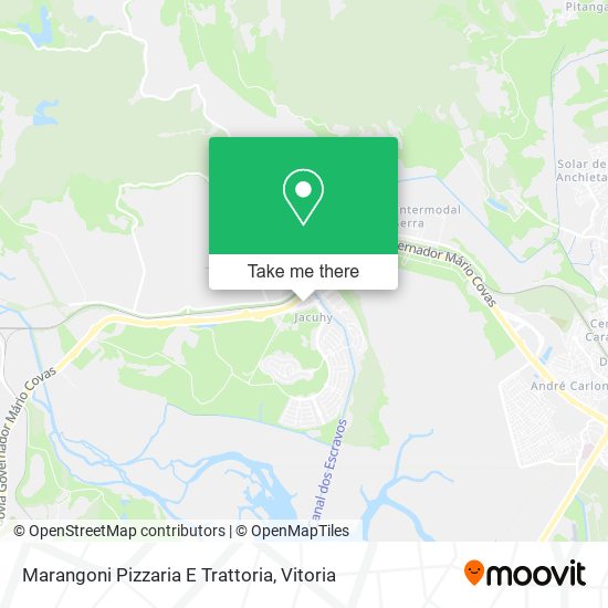 Mapa Marangoni Pizzaria E Trattoria