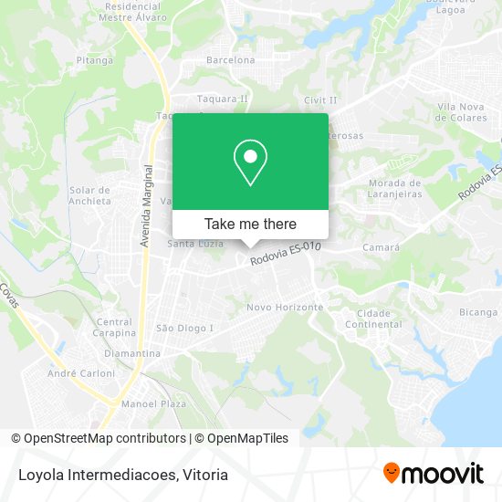 Loyola Intermediacoes map