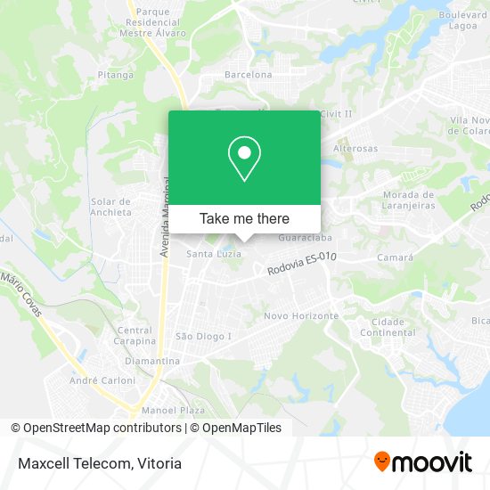 Maxcell Telecom map