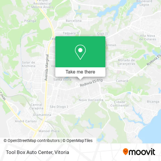 Tool Box Auto Center map
