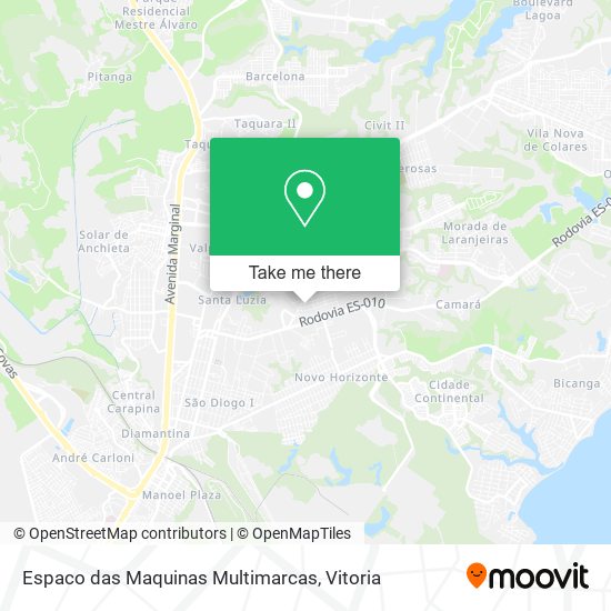 Espaco das Maquinas Multimarcas map