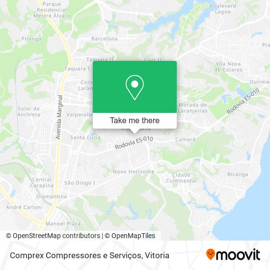 Comprex Compressores e Serviços map