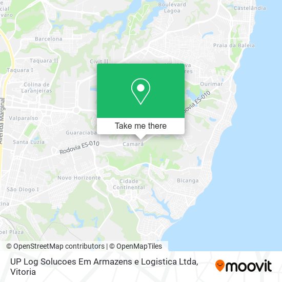 UP Log Solucoes Em Armazens e Logistica Ltda map