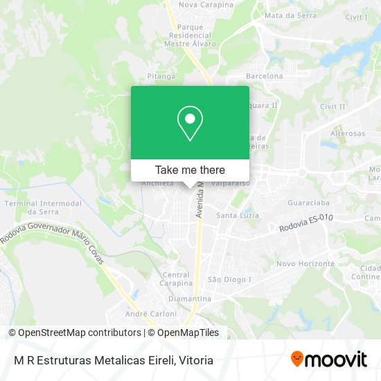 M R Estruturas Metalicas Eireli map