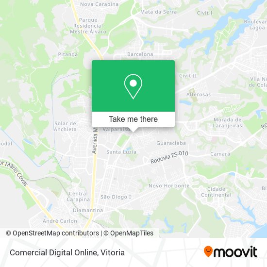 Comercial Digital Online map