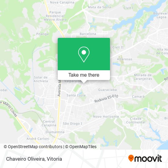 Chaveiro Oliveira map