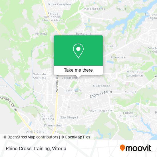 Rhino Cross Training map