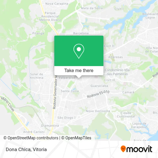 Dona Chica map