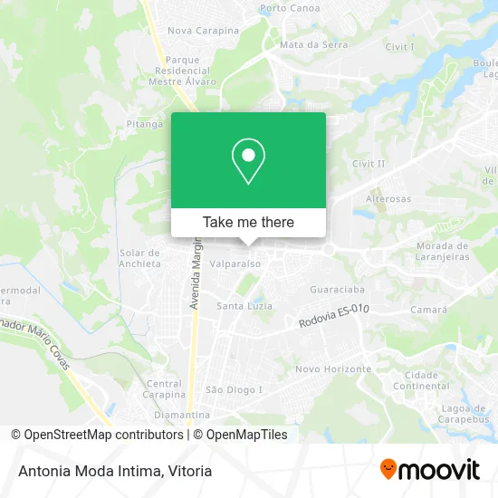 Antonia Moda Intima map